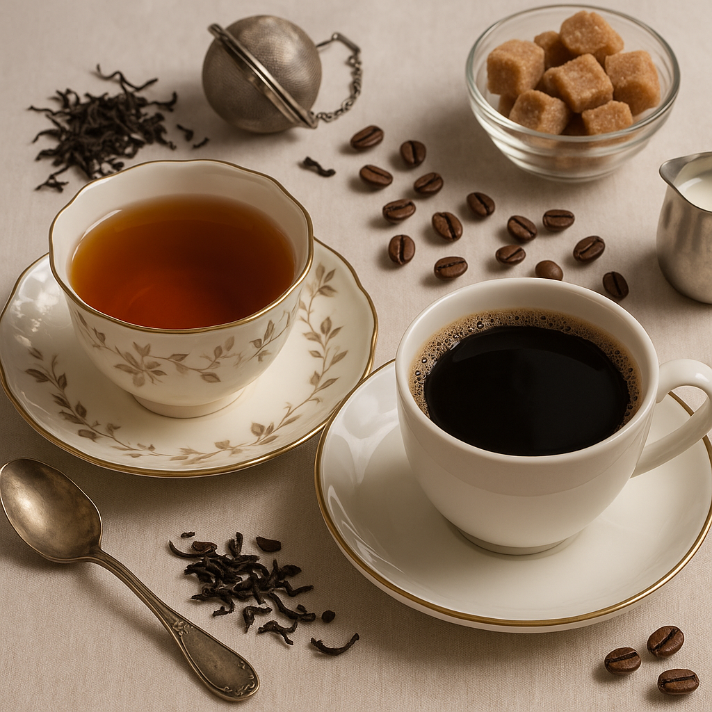<tc>Tea or coffee?</tc>