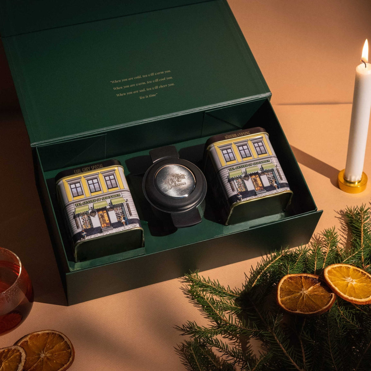 Presentbox – två teburkar & tesil - The Tea Centre of Stockholm